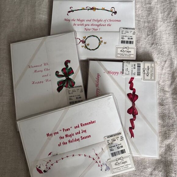 Christmas Photo-card Designer Envelope 10 pcs Lot of 4 - Picture 2 of 2